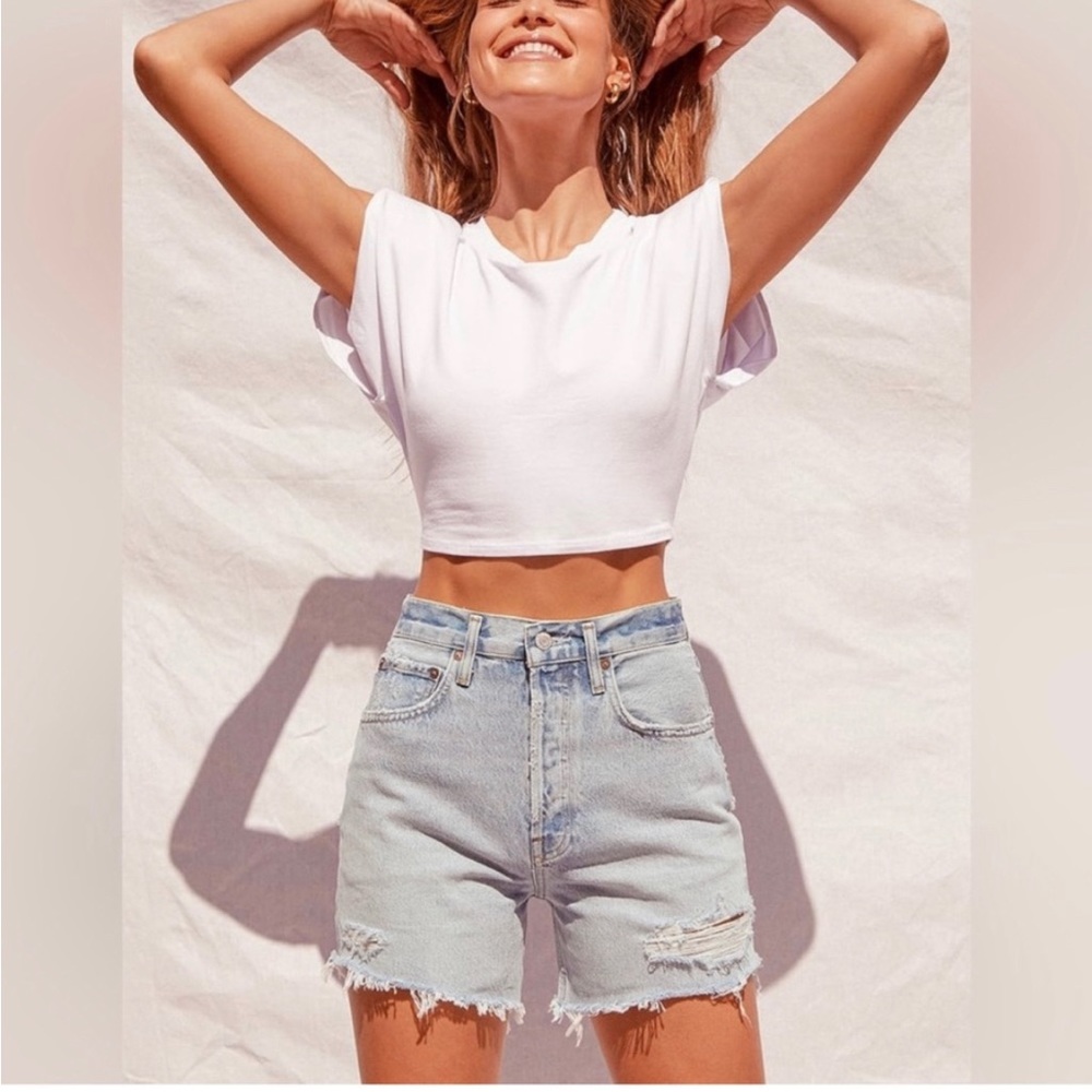 Agolde Riley Shorts sz 28, NWT